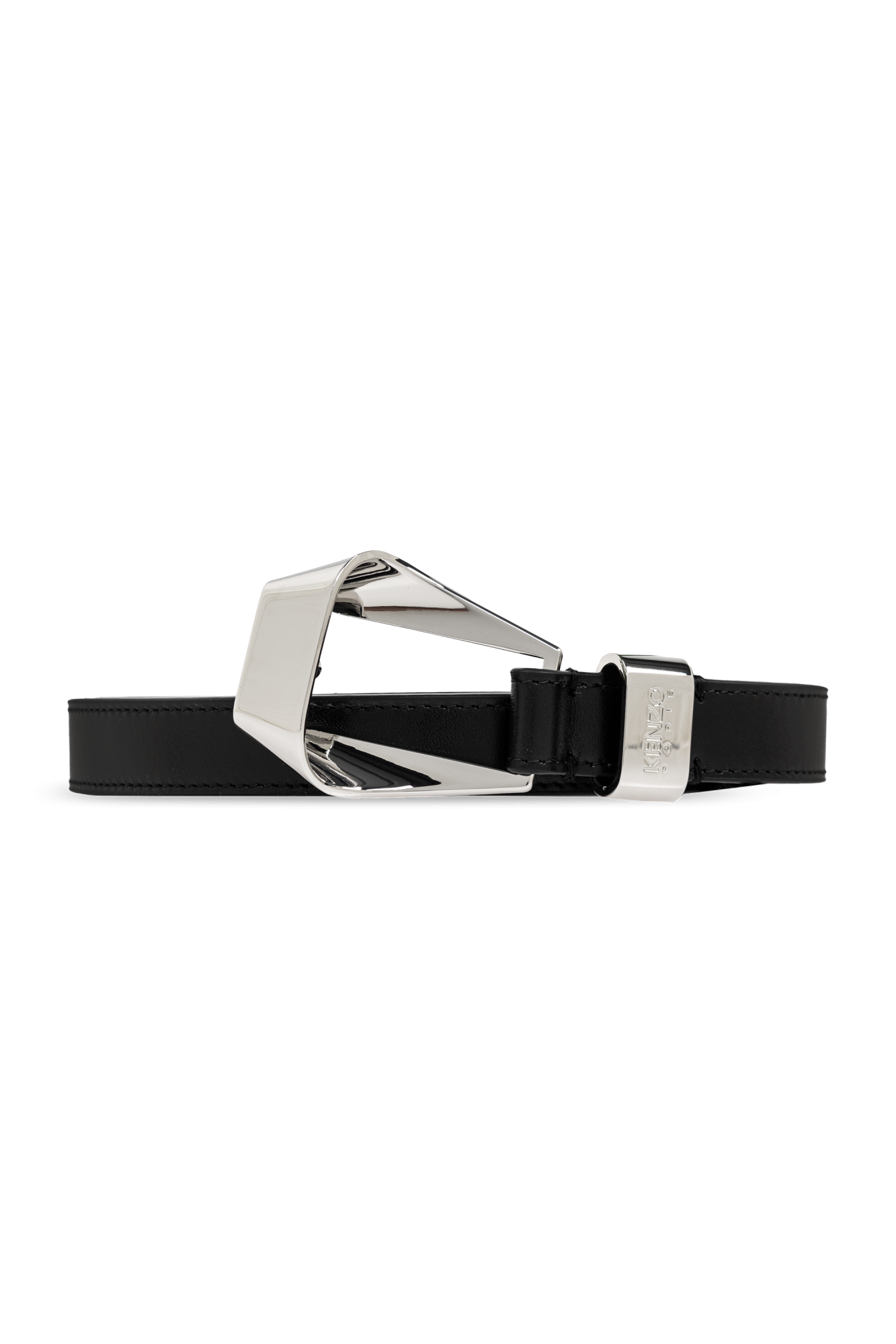Kenzo - 'Boke Flower' Wide Reversible Leather Belt | HBX
